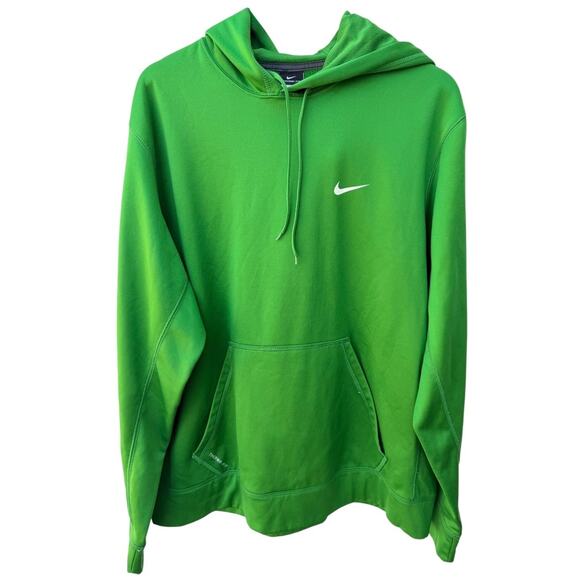 Nike Other - Nike Therma-Fit Hoodie Mens XL Green Pullover Sweatshirt